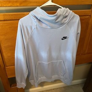 A light purple hoodie